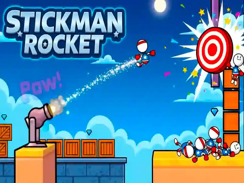 खेल Stickman Rocket ऑनलाइन