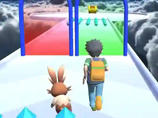 खेल Baby Monster Run ऑनलाइन