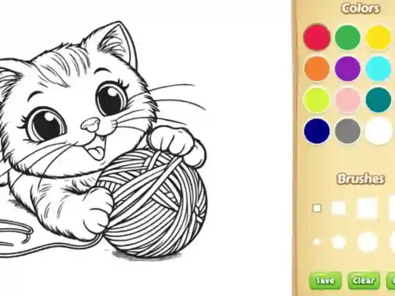 खेल Cat Coloring Book ऑनलाइन