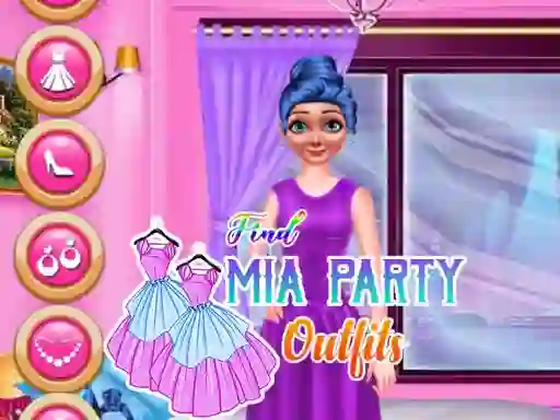 खेल Find Mia Party Outfits ऑनलाइन