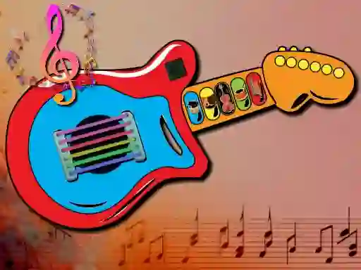 खेल Kids Guitar Music Time ऑनलाइन