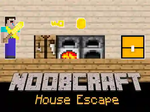 खेल Noobcraft House Escape ऑनलाइन
