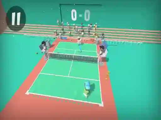 खेल Funny swipe Tennis ऑनलाइन