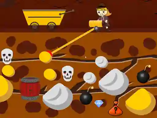 खेल Lady Gold Miner ऑनलाइन