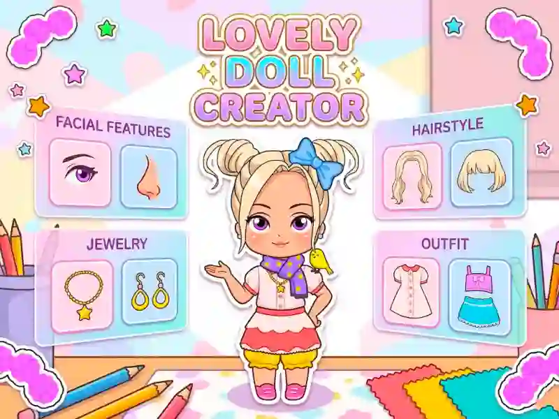 खेल Lovely Doll Creator ऑनलाइन