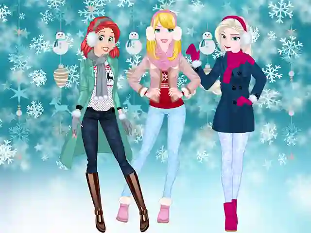 खेल Princesses Winter Spree ऑनलाइन