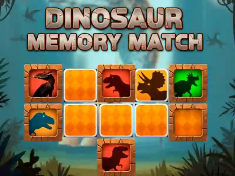 खेल Dinosaur Memory Match ऑनलाइन