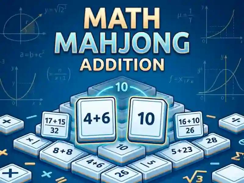 खेल Math Mahjong Addition ऑनलाइन
