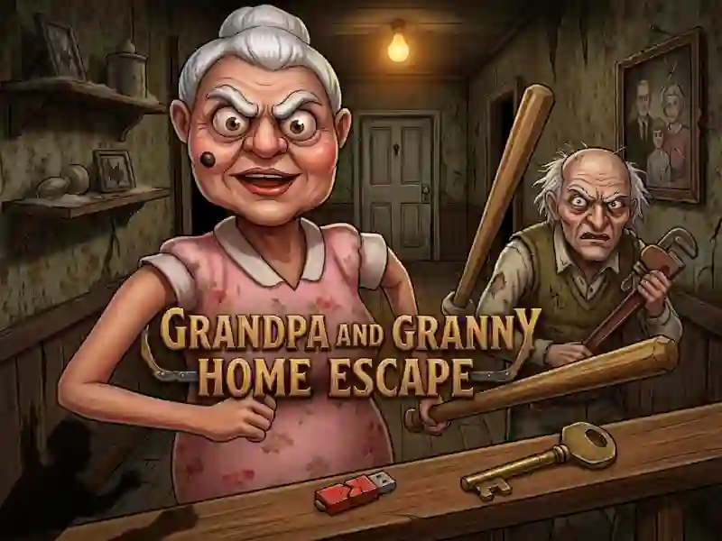 खेल Grandpa And Granny Home Escape ऑनलाइन