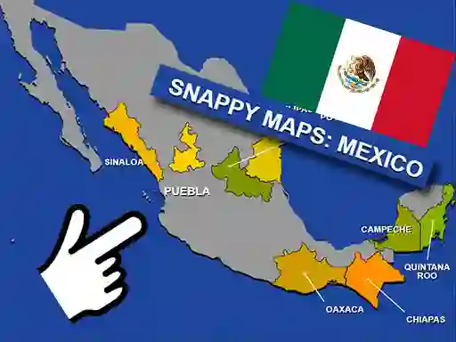 खेल Scatty Maps Mexico ऑनलाइन