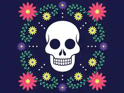 खेल Colorful Skull Jigsaw ऑनलाइन