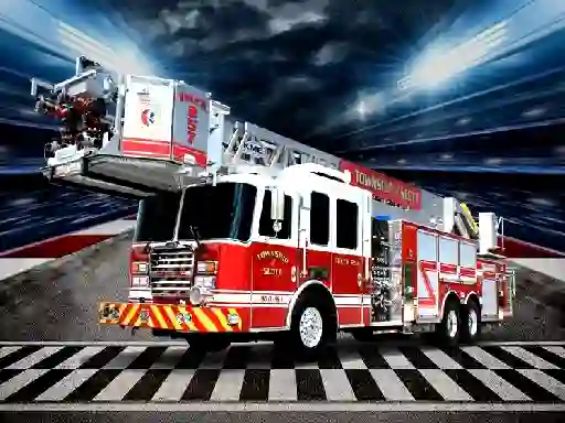 खेल Fire Trucks Puzzle ऑनलाइन