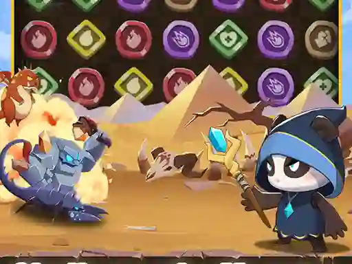 खेल Legend of Panda Match 3 & Battle ऑनलाइन