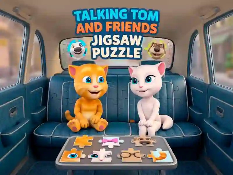 खेल Talking Tom and Friends Jigsaw Puzzle ऑनलाइन