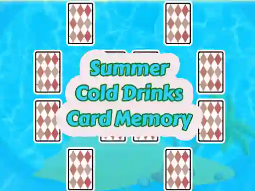 खेल Summer Cold Drinks Card Memory ऑनलाइन