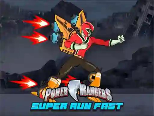 खेल Power Rangers Super Run Fast ऑनलाइन