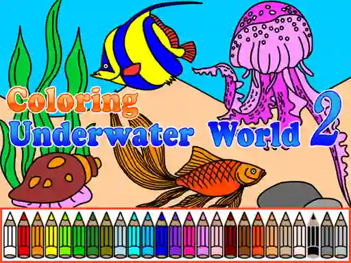 खेल Сoloring Underwater World 2 ऑनलाइन