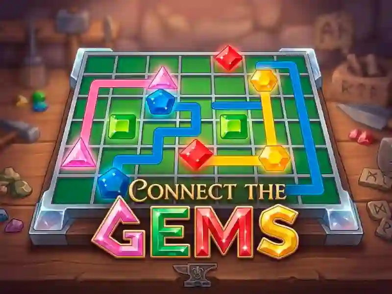 खेल Connect The Gems ऑनलाइन