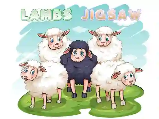खेल Lambs Jigsaw ऑनलाइन