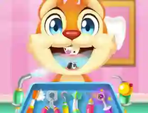 खेल Crazy Animals Dentist ऑनलाइन