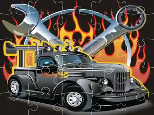 खेल Hot Rod Jigsaw ऑनलाइन