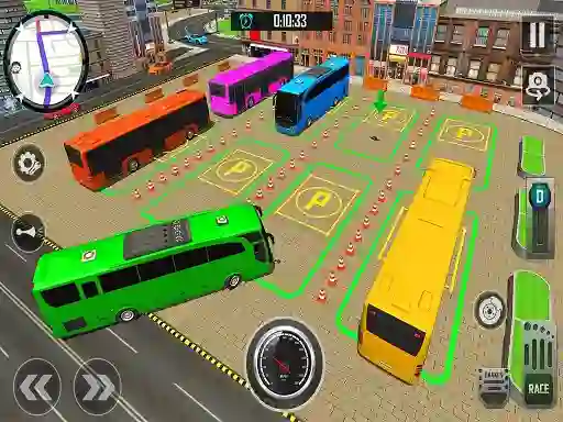 खेल Bus City Parking Simulator ऑनलाइन