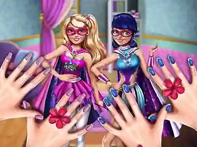 खेल Princess Superheroes: Beauty Salon ऑनलाइन