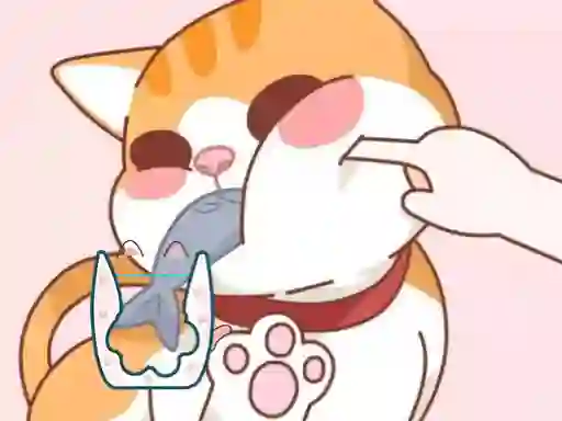 खेल Happy Cat Puzzle ऑनलाइन