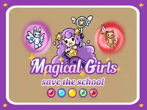 खेल Magical Girls Save the School ऑनलाइन