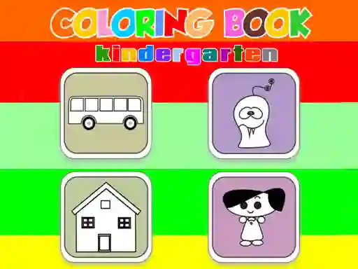 खेल Coloring Book Kindergarten ऑनलाइन