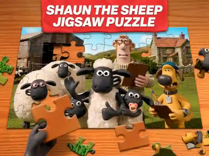 खेल Shaun the Sheep Jigsaw Puzzle ऑनलाइन