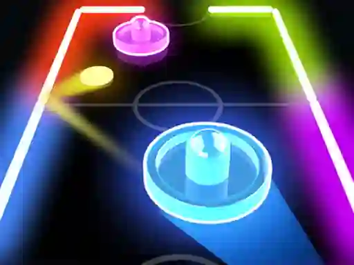 खेल Glow Hockey HD ऑनलाइन