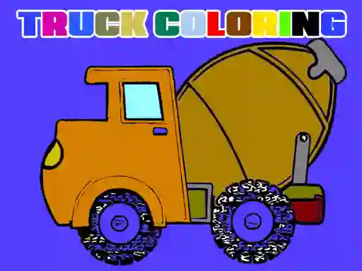 खेल Trucks Coloring Book ऑनलाइन