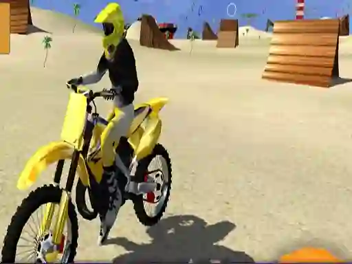 खेल Motor Cycle Beach Stunt ऑनलाइन