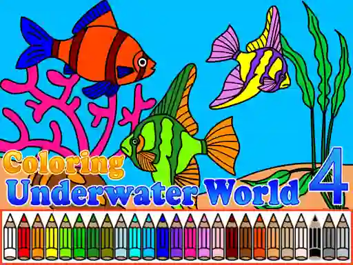 खेल Coloring Underwater World 4 ऑनलाइन