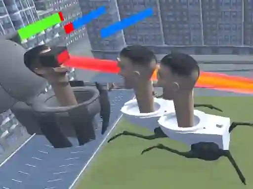 खेल Merge Toilet Skib Fight ऑनलाइन