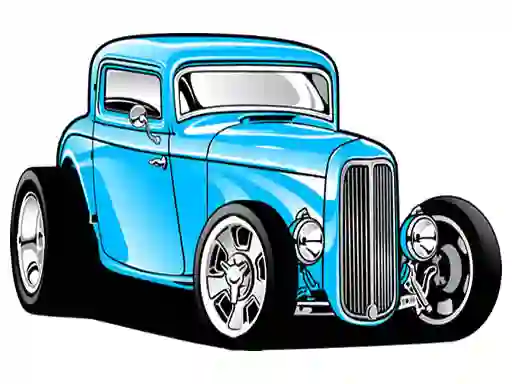 खेल Hot Rod Coloring ऑनलाइन