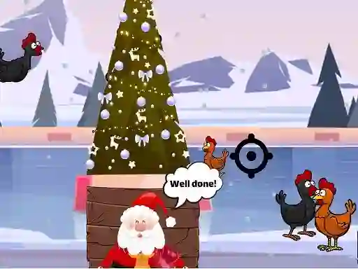 खेल Christmas Chicken Shoot ऑनलाइन