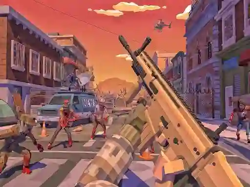 खेल Polygon War Z Zombie ऑनलाइन