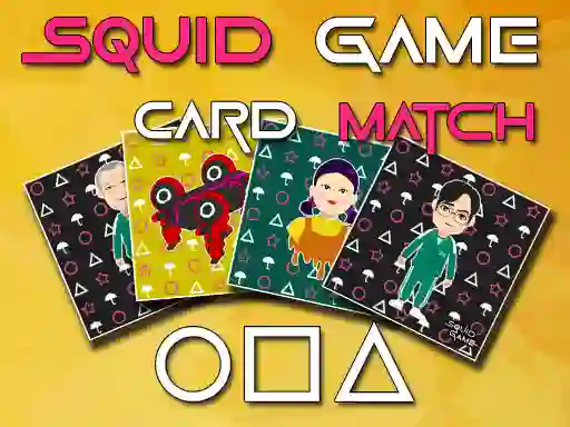 खेल Squid Game Memory Card Match ऑनलाइन