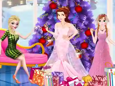 खेल Girls Christmas Party Prep ऑनलाइन