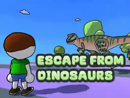 खेल Escape From Dinosaurs ऑनलाइन