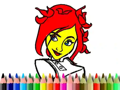 खेल Back To School: Cute Girl Coloring ऑनलाइन
