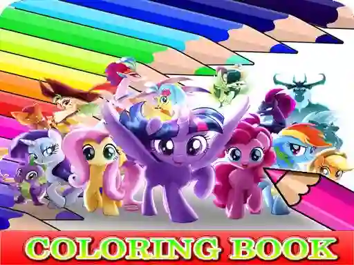 खेल Coloring Book for My Little Pony ऑनलाइन