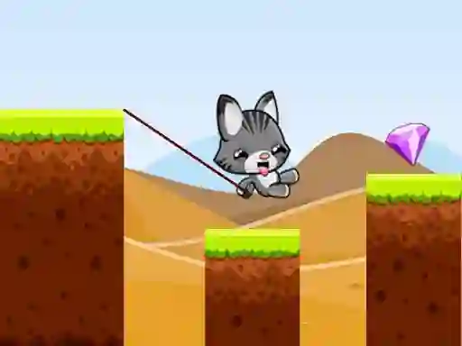 खेल Swing Cat Endless Jump ऑनलाइन