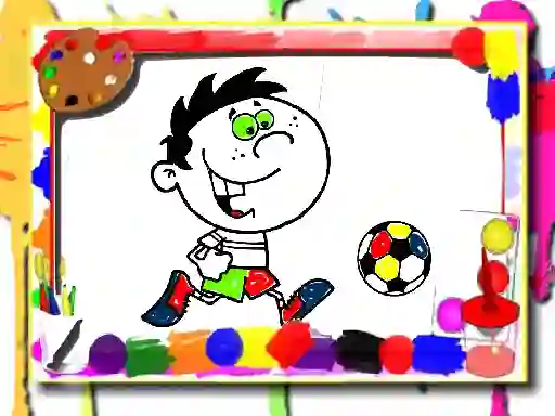 खेल Football Coloring Time ऑनलाइन