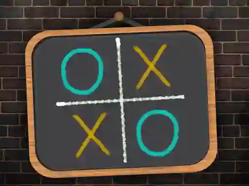 खेल Tic Tac Toe blackboard ऑनलाइन
