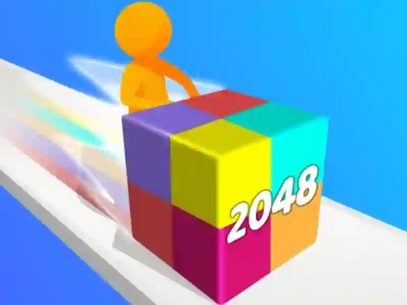 खेल Geometry Stack 2048 Run ऑनलाइन