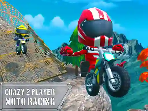 खेल Crazy 2 Player Moto Racing ऑनलाइन