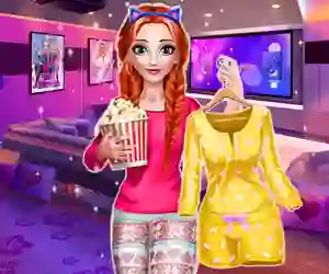 खेल Annie Movie Night ऑनलाइन